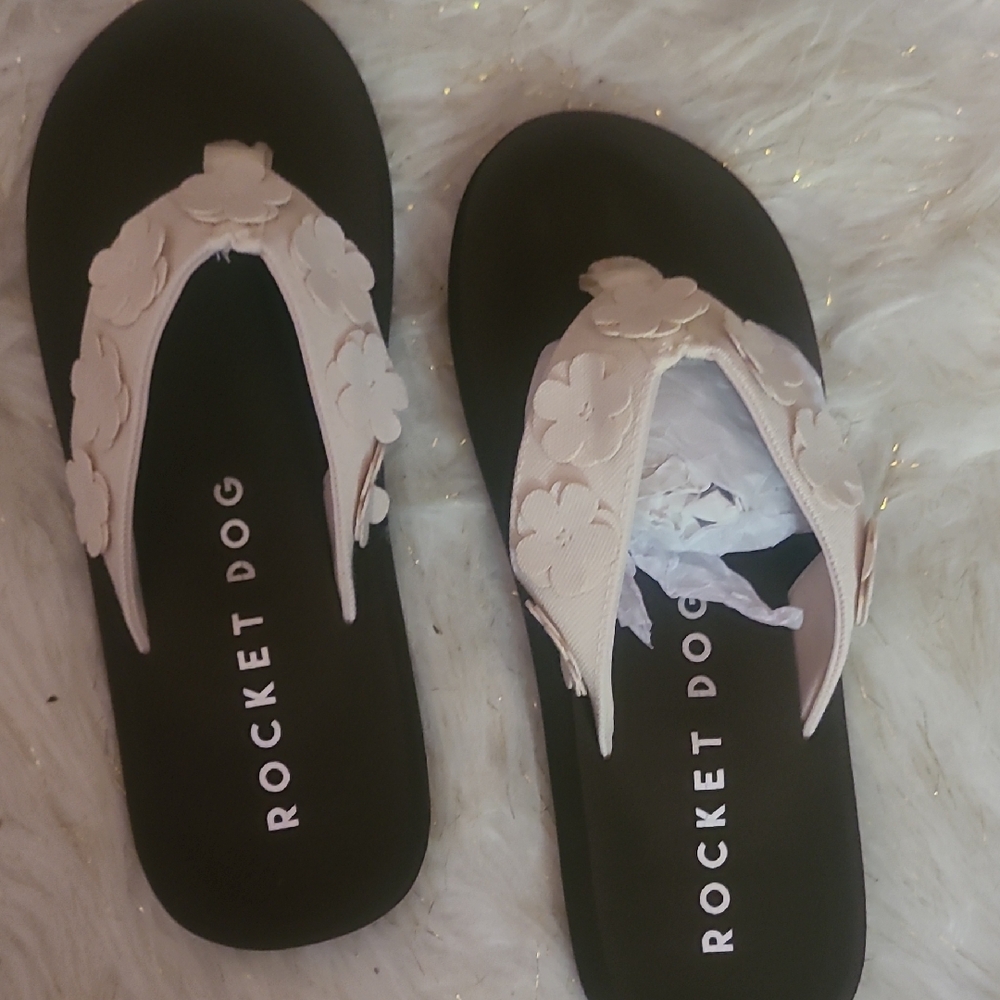 Rocket Dog Brown and Cream Women's Sandals